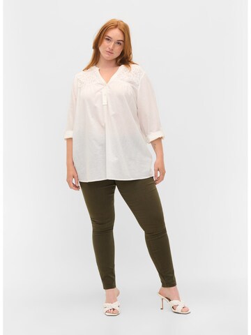 Zizzi Blouse 'ELVA' in White