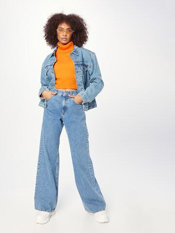 Global Funk Wide Leg Jeans in Blau