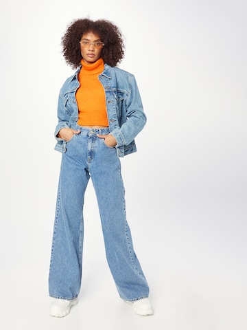 Global Funk Wide Leg Jeans in Blau