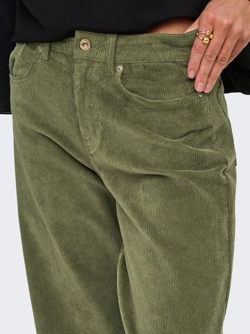 Wide Leg Pantalon 'ONLHope' ONLY en vert