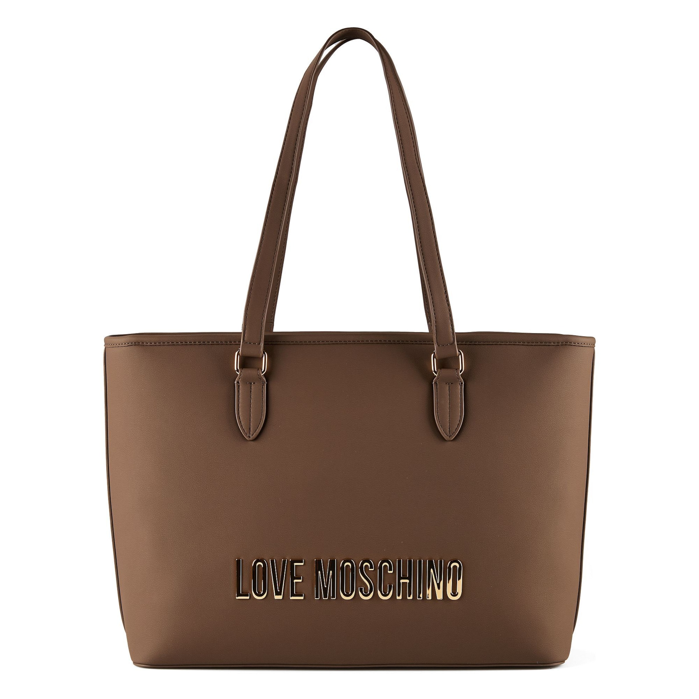 Shopper 'Bold Love' di Love Moschino in marrone: frontale