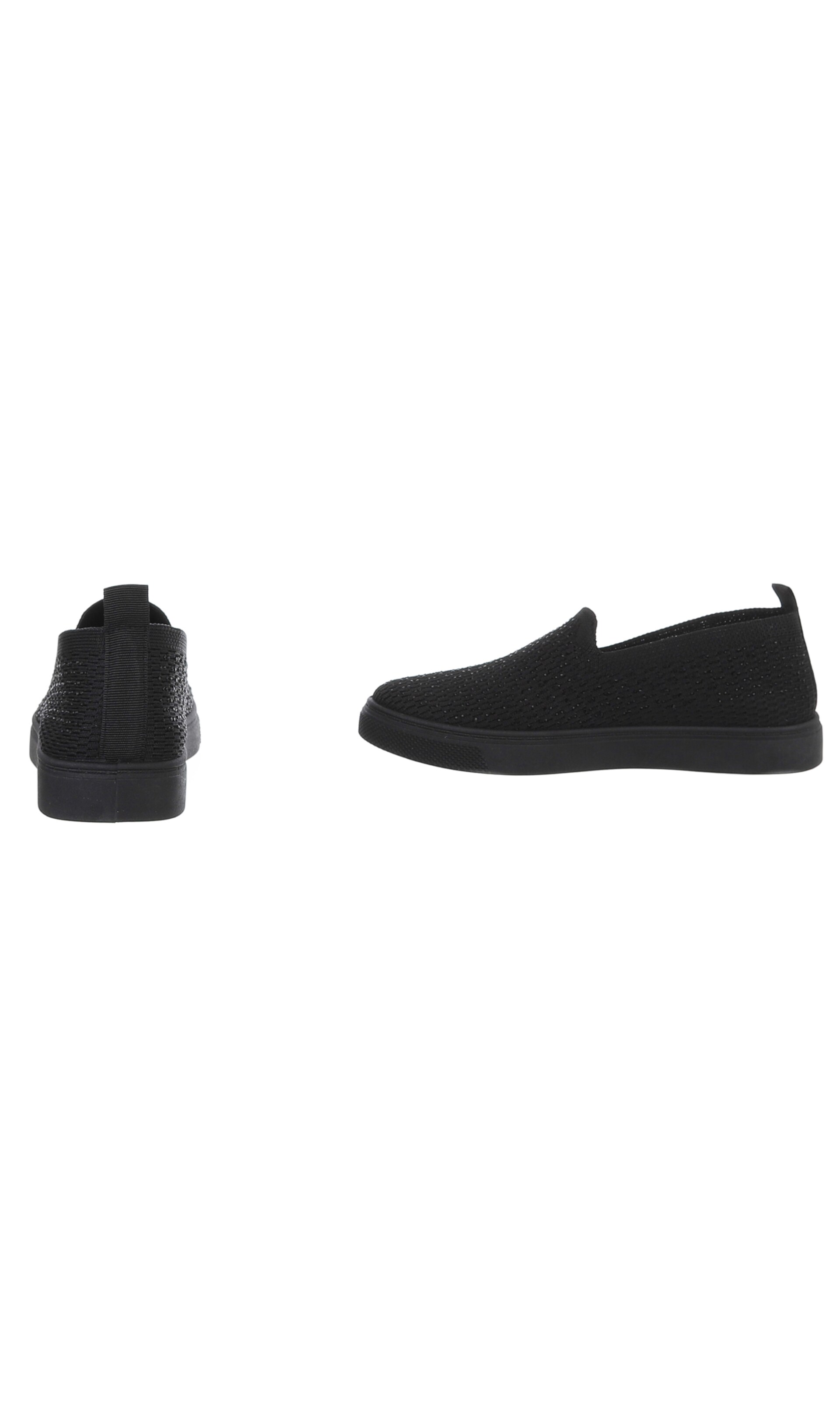 Ital-Design Slip On in Schwarz