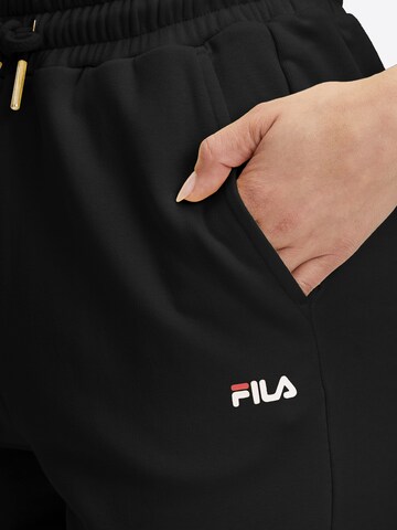 FILA - Loosefit Calças de desporto 'BUETZOW' em preto