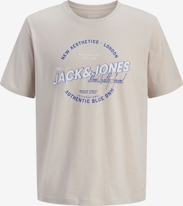 Jack & Jones Plus Shirt in Beige: front