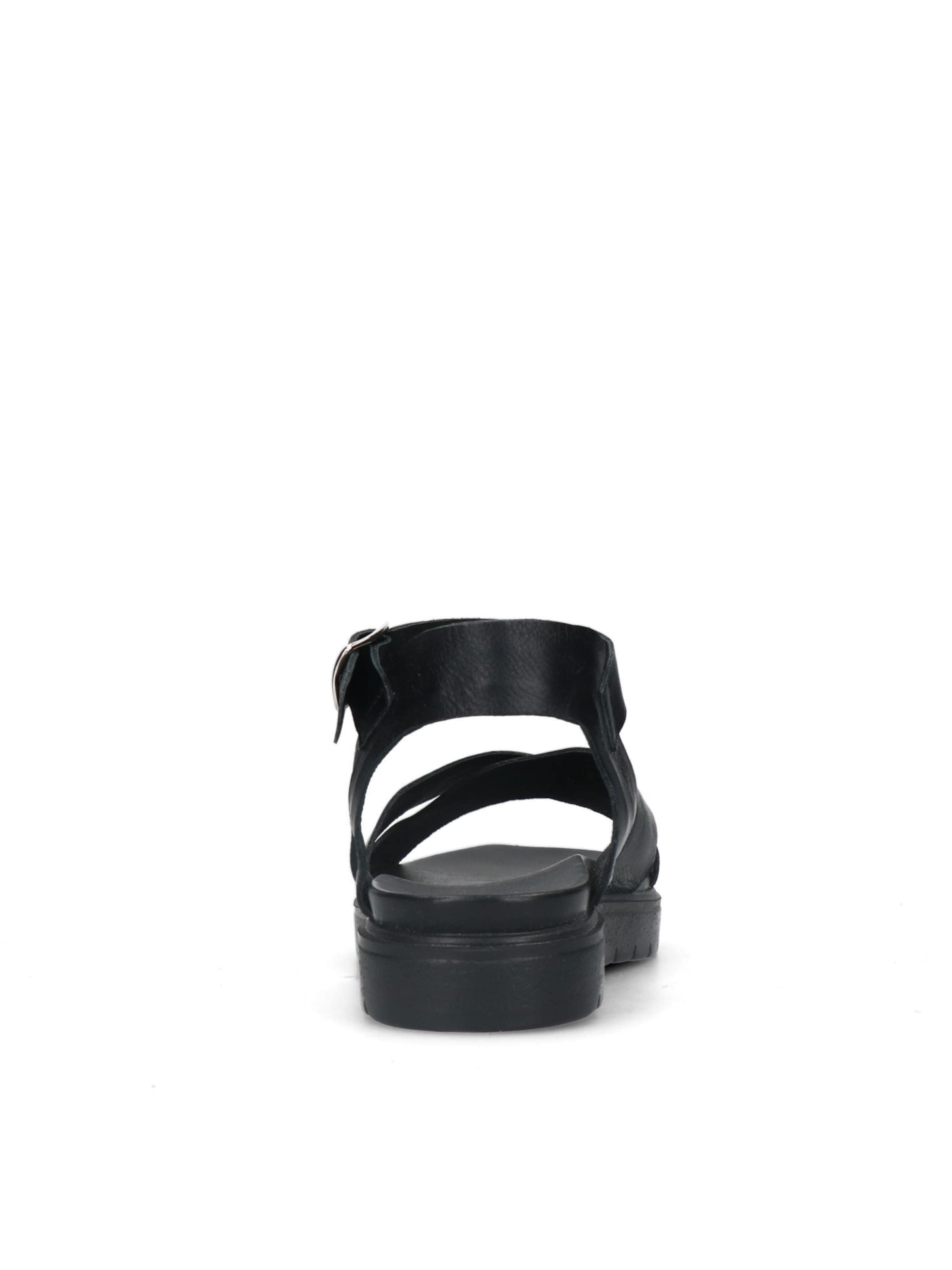 MANFIELD Sandaal in Zwart