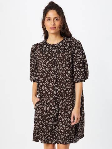 Line of Oslo Shirt Dress 'Lovely' in Brown: front