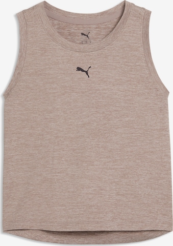 PUMA Sporttop 'Cloudspun' in Beige: voorkant