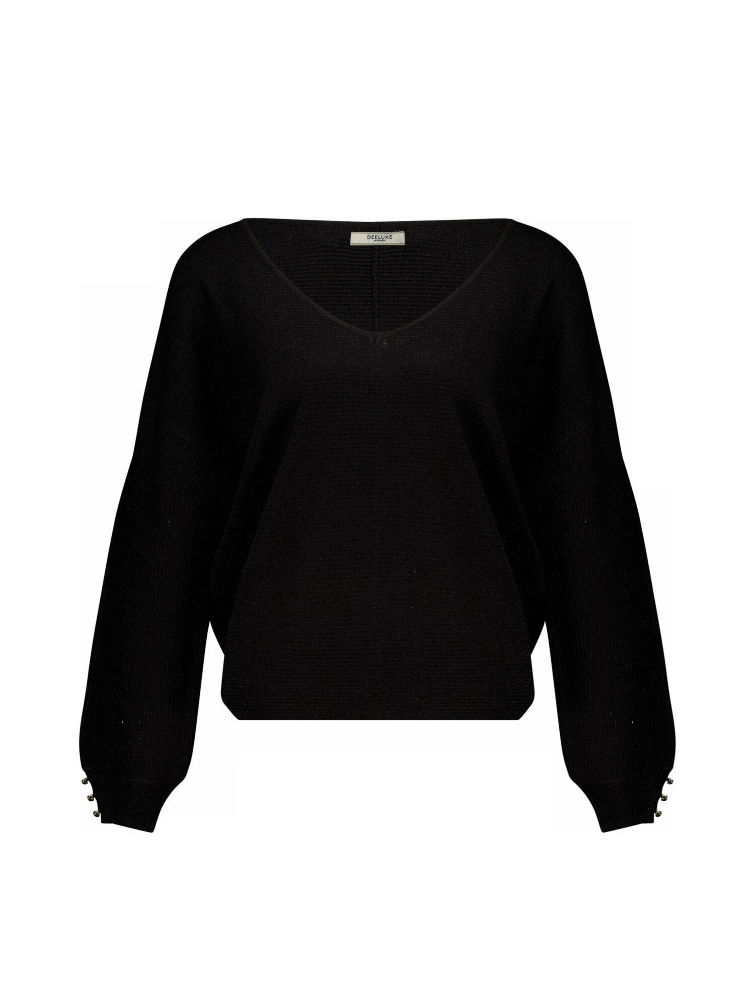 Deeluxe Pullover 'KIARA' in Schwarz: Vorderseite
