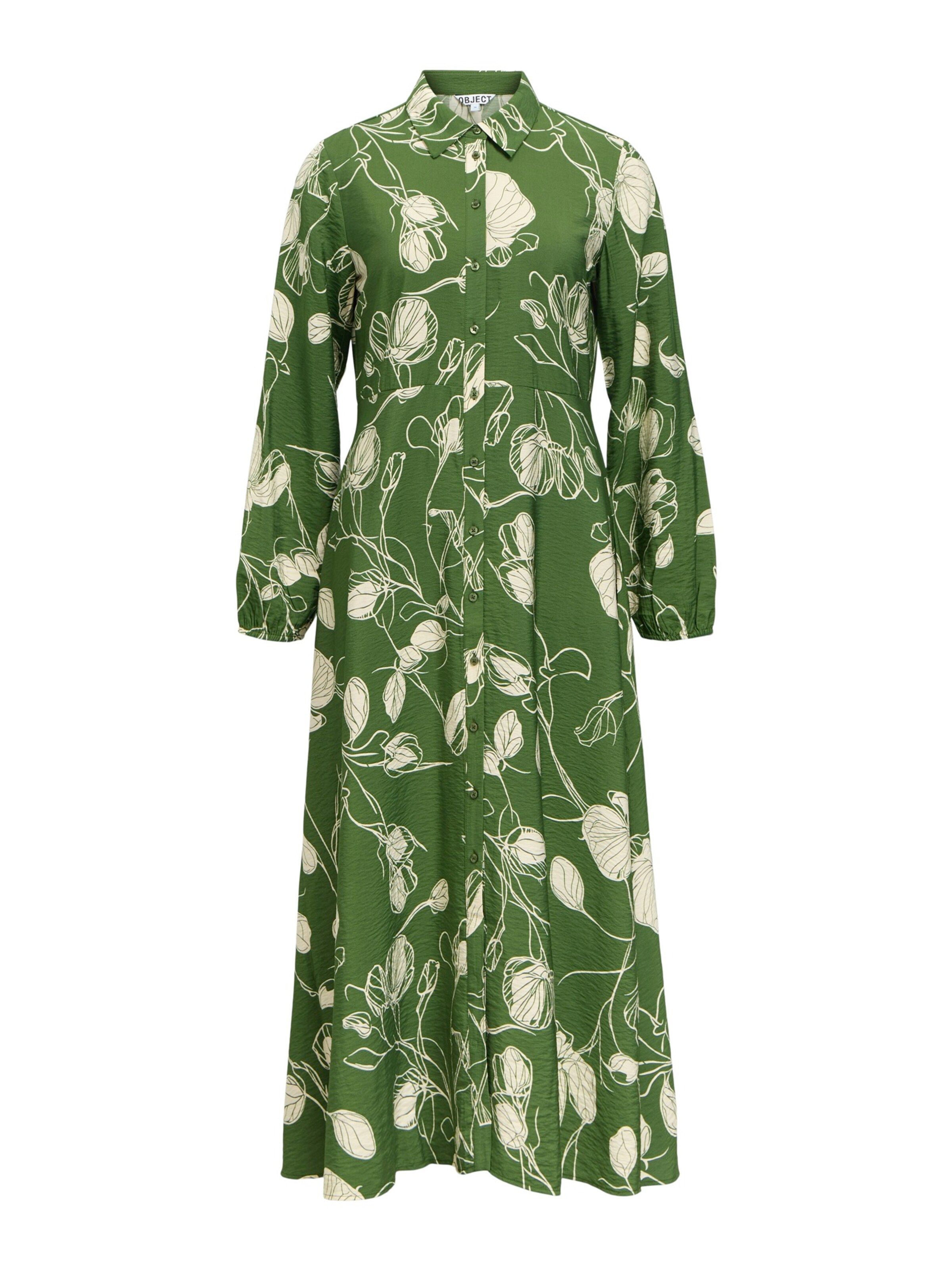 Rochie tip bluză 'OBJJACIRA' de la OBJECT pe verde: față