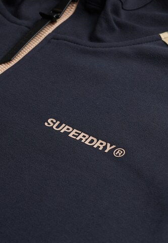 Superdry Sweatvest 'Tech Cult' in Blauw