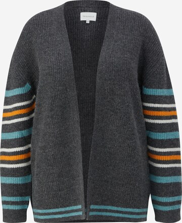 Cardigan TRIANGLE en gris : devant