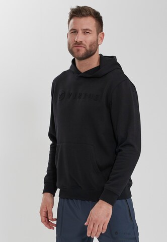 Virtus Sweatshirt 'Toluo' in Zwart: voorkant