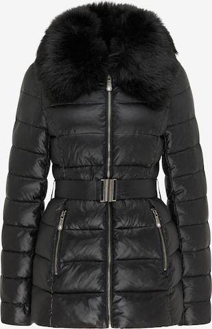 faina Winter Jacket in Black: front