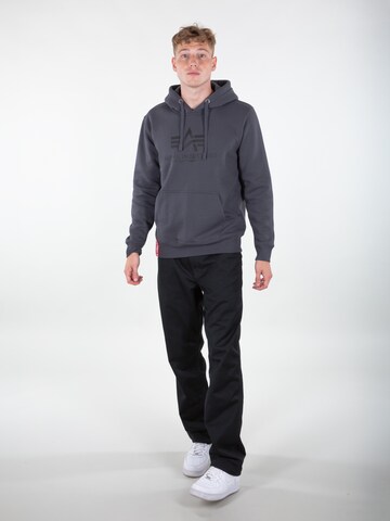 ALPHA INDUSTRIES - Sweatshirt em cinzento