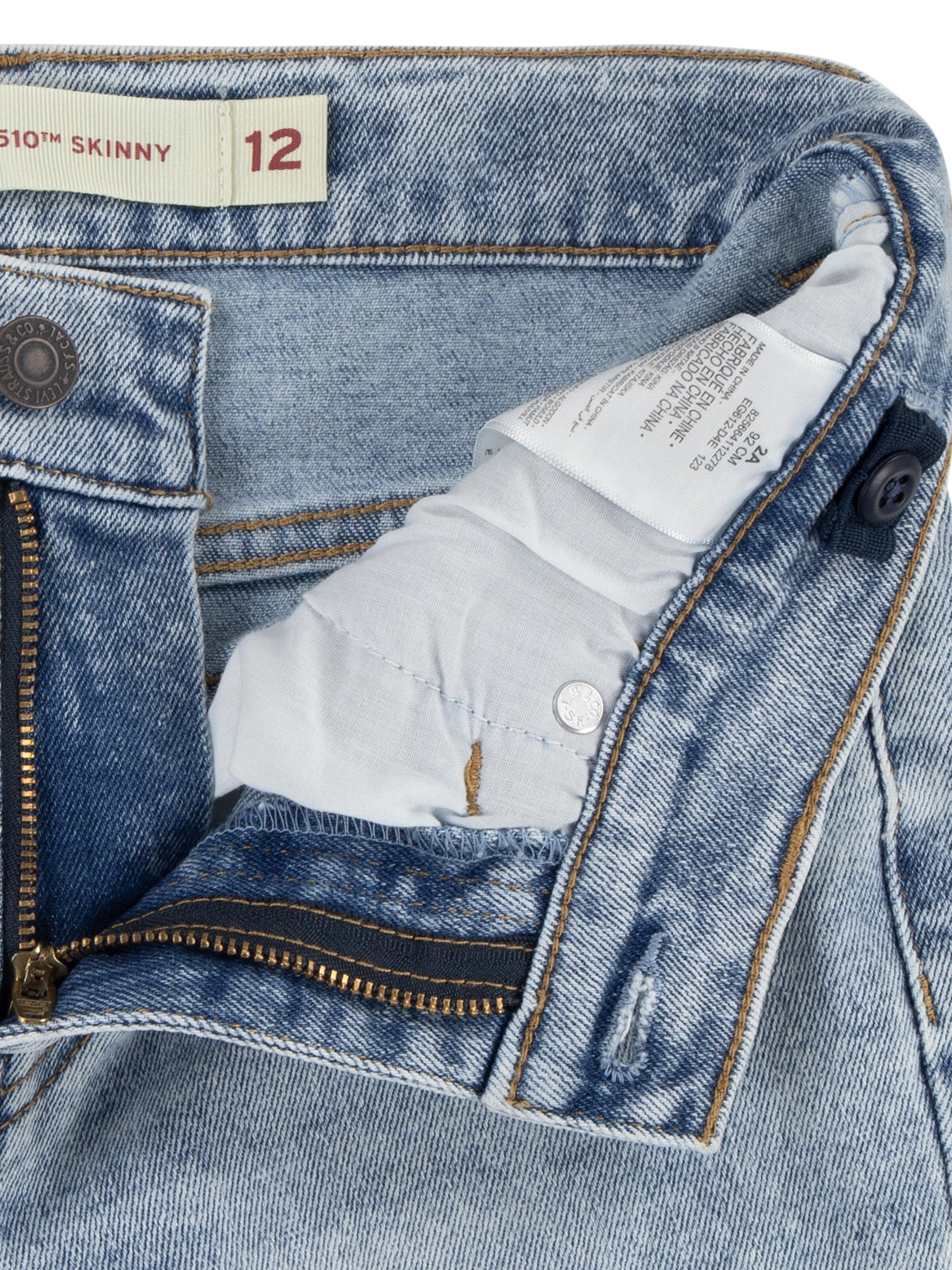 Levi's Kids Skinny Kavbojke '510' | modra barva