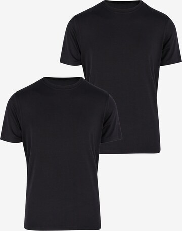 Blackspade Undershirt ' Silver ' in Black: front