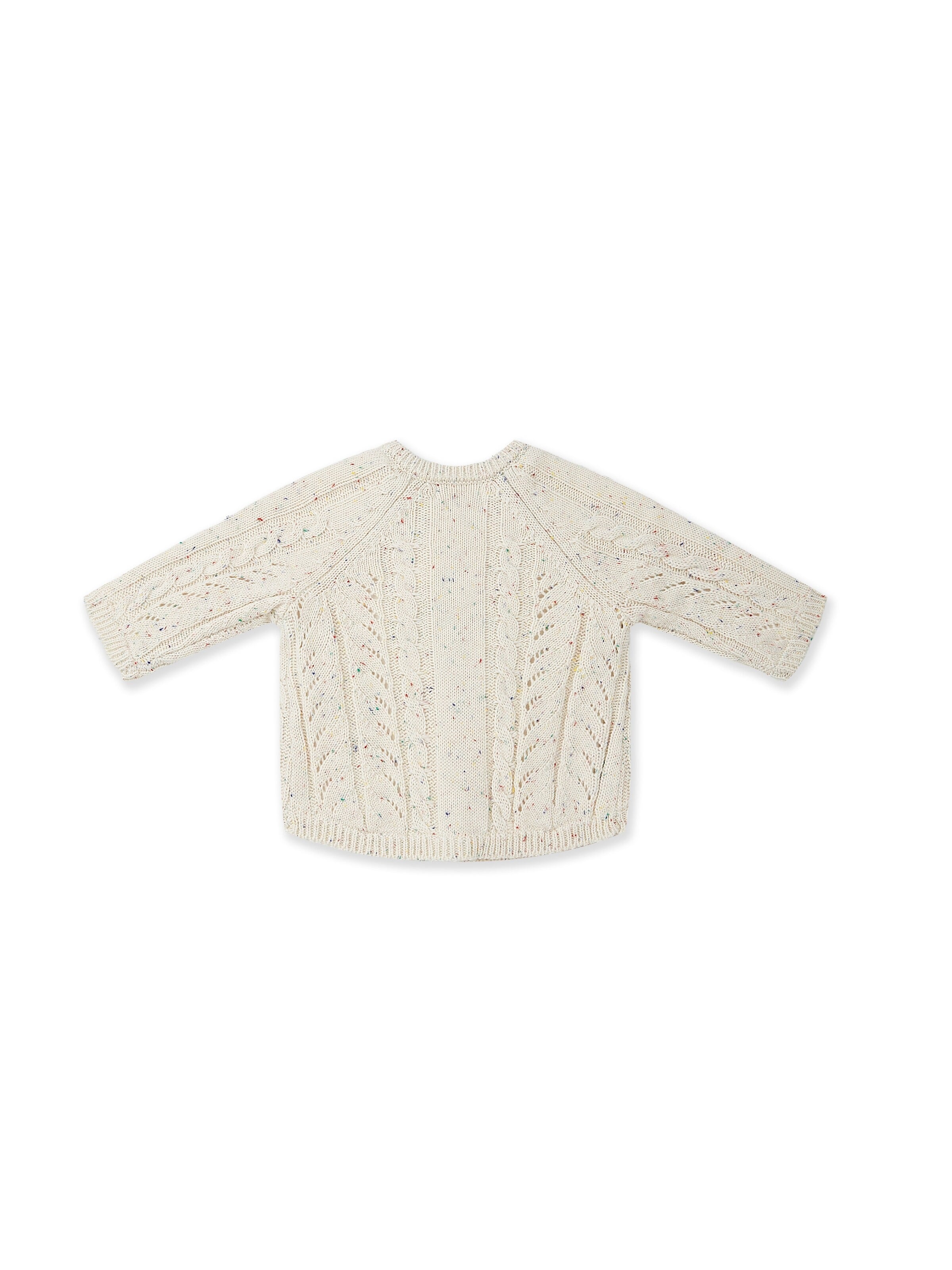 Sailing Knit Cardigan in White