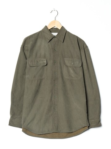 Knightsbridge Button Up Shirt in L-XL in Green: front