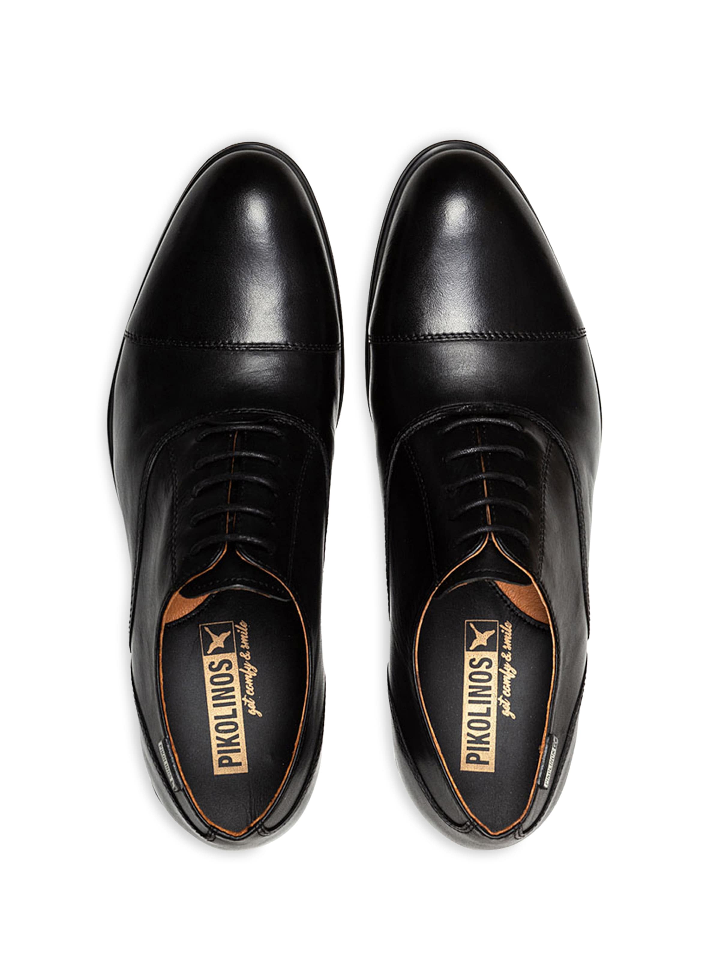 PIKOLINOSCipele na vezanje 'Bristol' - crna boja