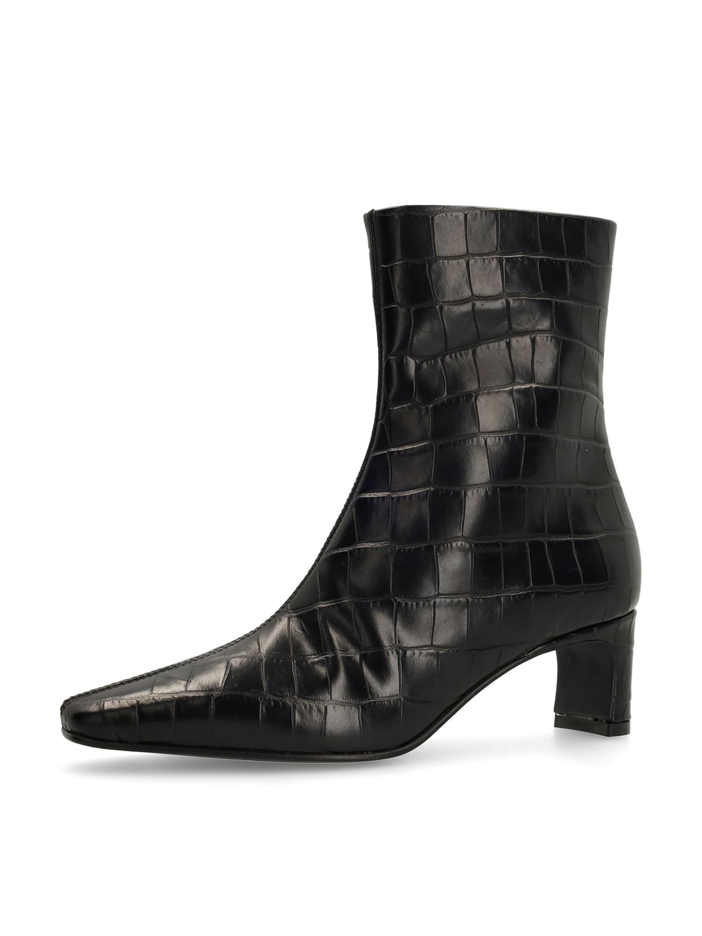 MANFIELD Stiefelette in schwarz, Produktansicht