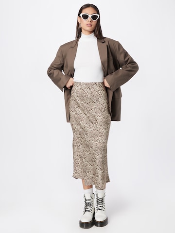 PIECES Skirt 'Juliet' in Brown