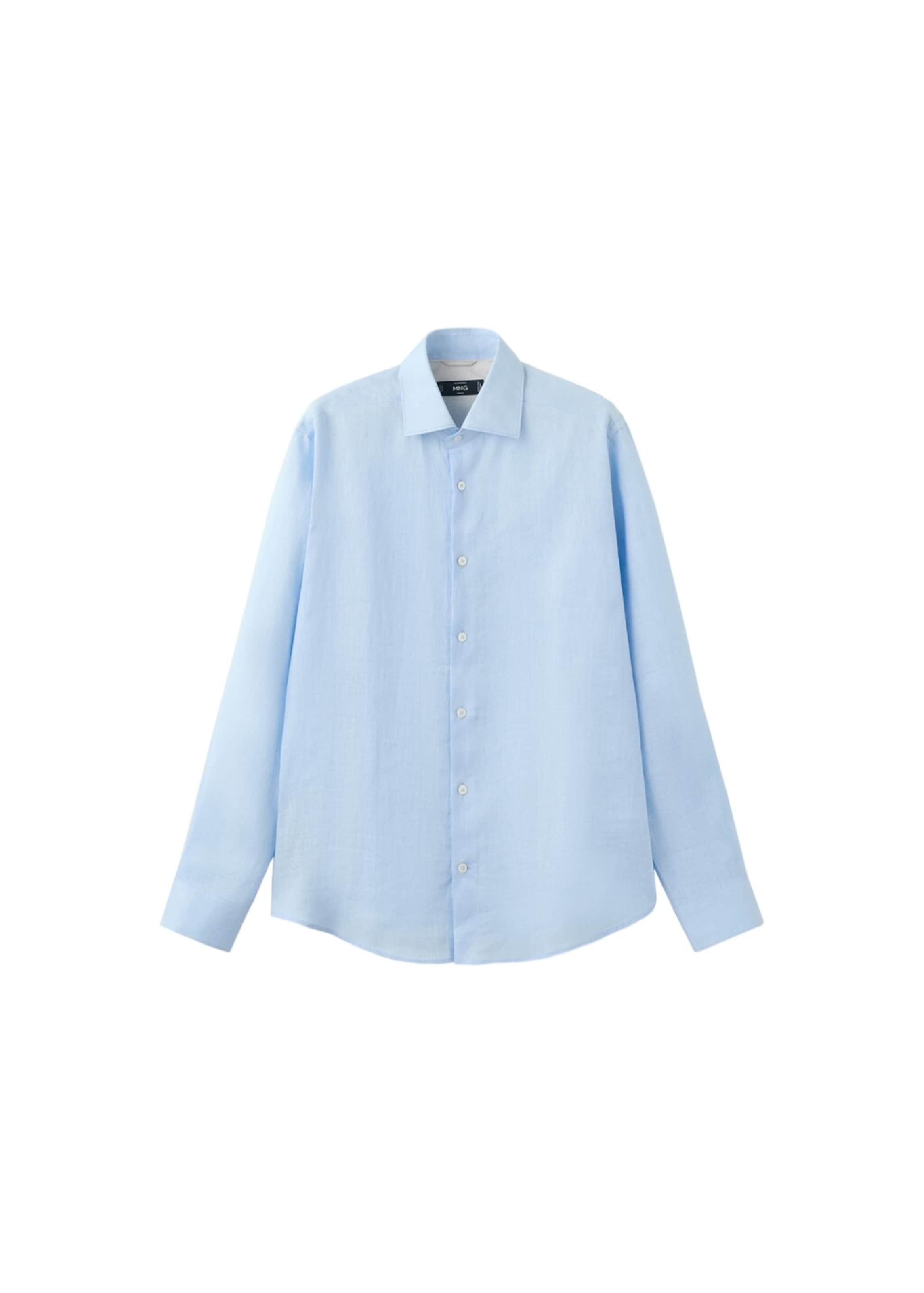 MANGO MAN Button Up Shirt 'Tucan' in Light blue, Item view