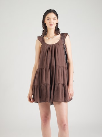 ONLY Summer dress 'ONLNabila' in Brown: front