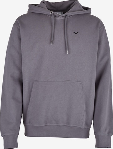 Cleptomanicx Sweatshirt 'Ligull Boxy' in Grau: predná strana