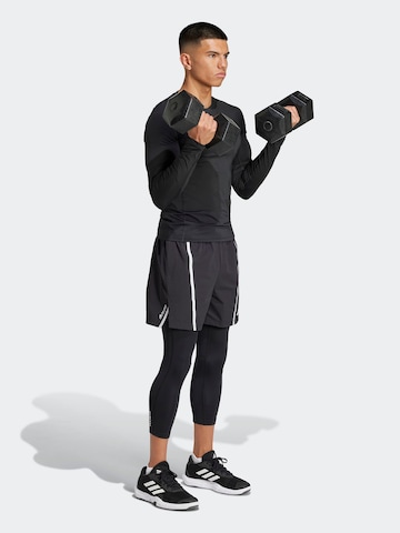 ADIDAS PERFORMANCE Skinny Športne hlače | črna barva: sprednja stran