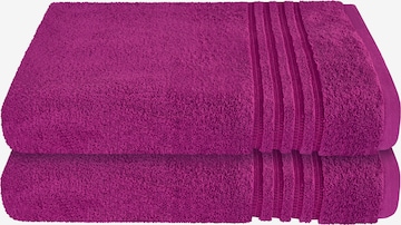 SCHIESSER Shower Towel 'Milano' in Red: front