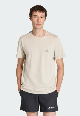 T-Shirt fonctionnel 'Mountain' ADIDAS TERREX en beige