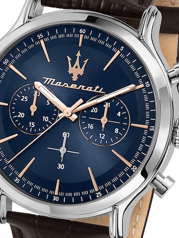 Montre à affichage analogique Maserati en marron