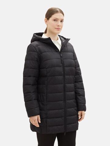 Tom Tailor Women + Winterjacke in Schwarz: Vorderseite