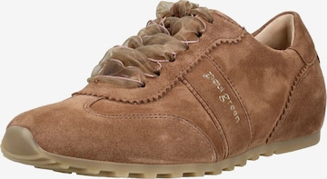 Baskets basses Paul Green en marron : devant