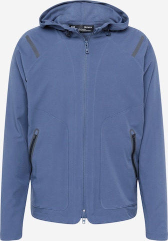 UNDER ARMOUR Sports jacket 'Unstoppable' in Blue: front