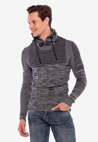 CIPO & BAXX Pullover in Grau