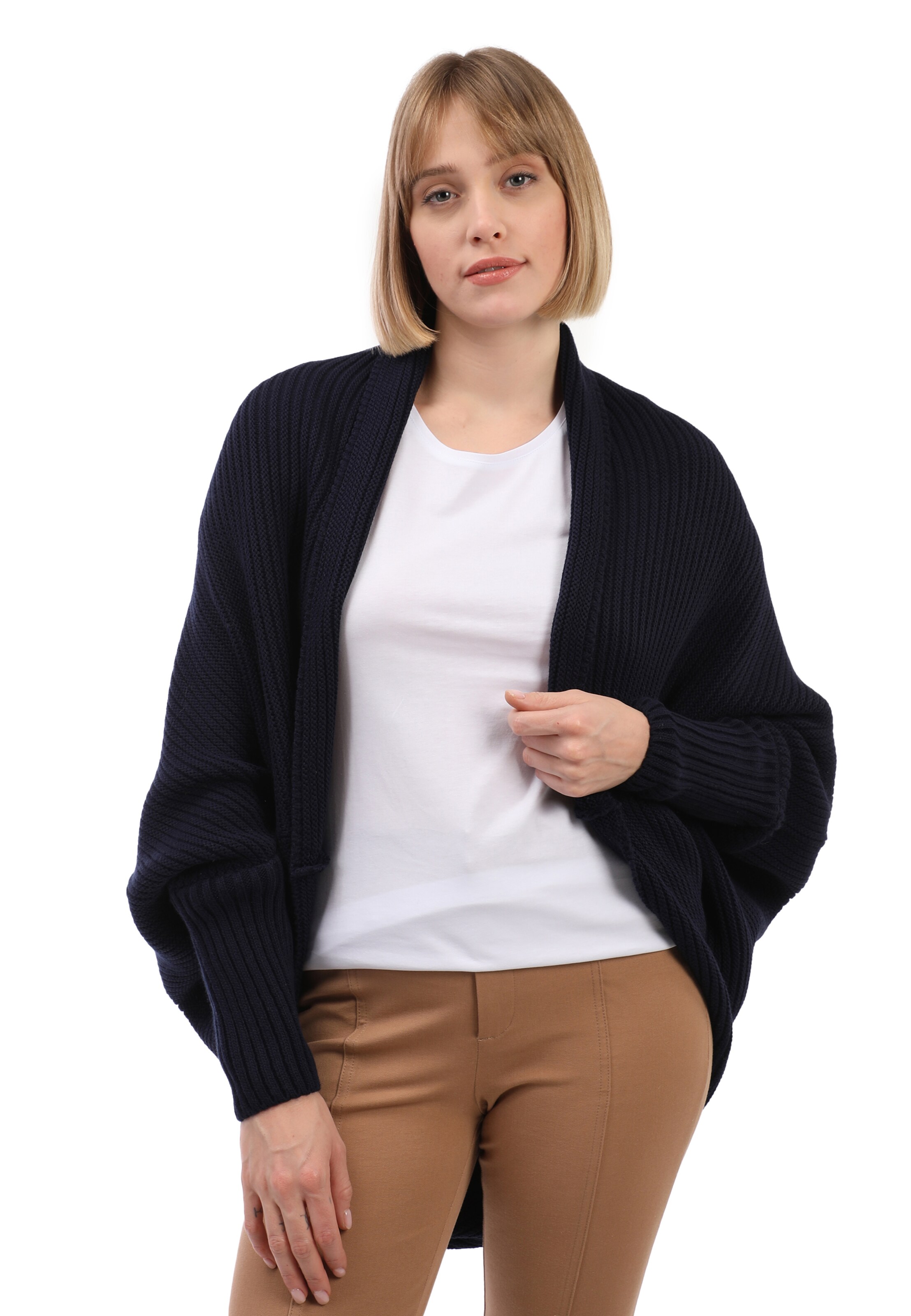Felix Hardy Strickjacke in Blau: Vorderseite