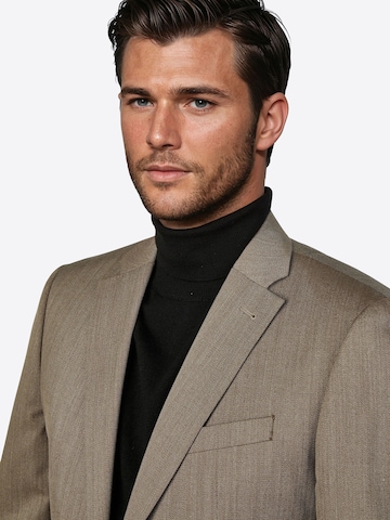 PIERRE CARDIN Slim fit Business blazer 'Grant' in Brown