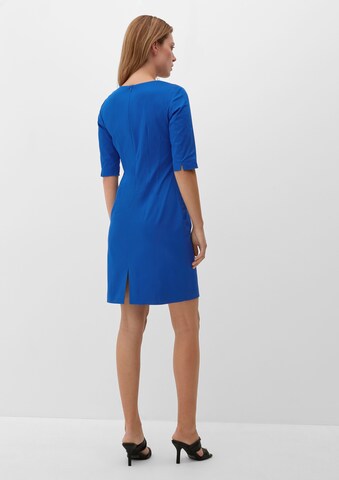 Robe fourreau s.Oliver BLACK LABEL en bleu