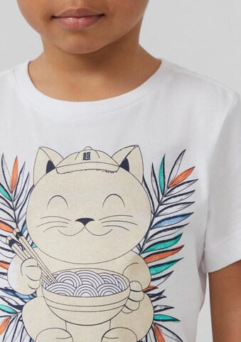 T-Shirt s.Oliver en blanc