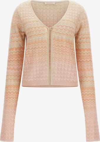 oranžs GUESS Adīta jaka 'ROSALYN': no priekšpuses