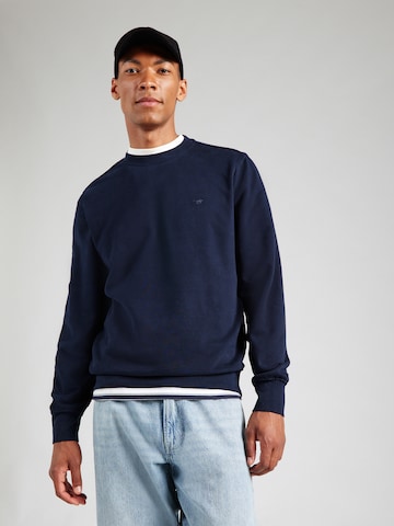 MUSTANG Sweatshirt 'Clio' in Blauw: voorkant
