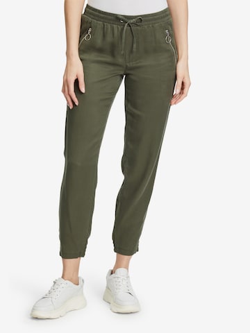 Tapered Pantaloni di Cartoon in verde: frontale