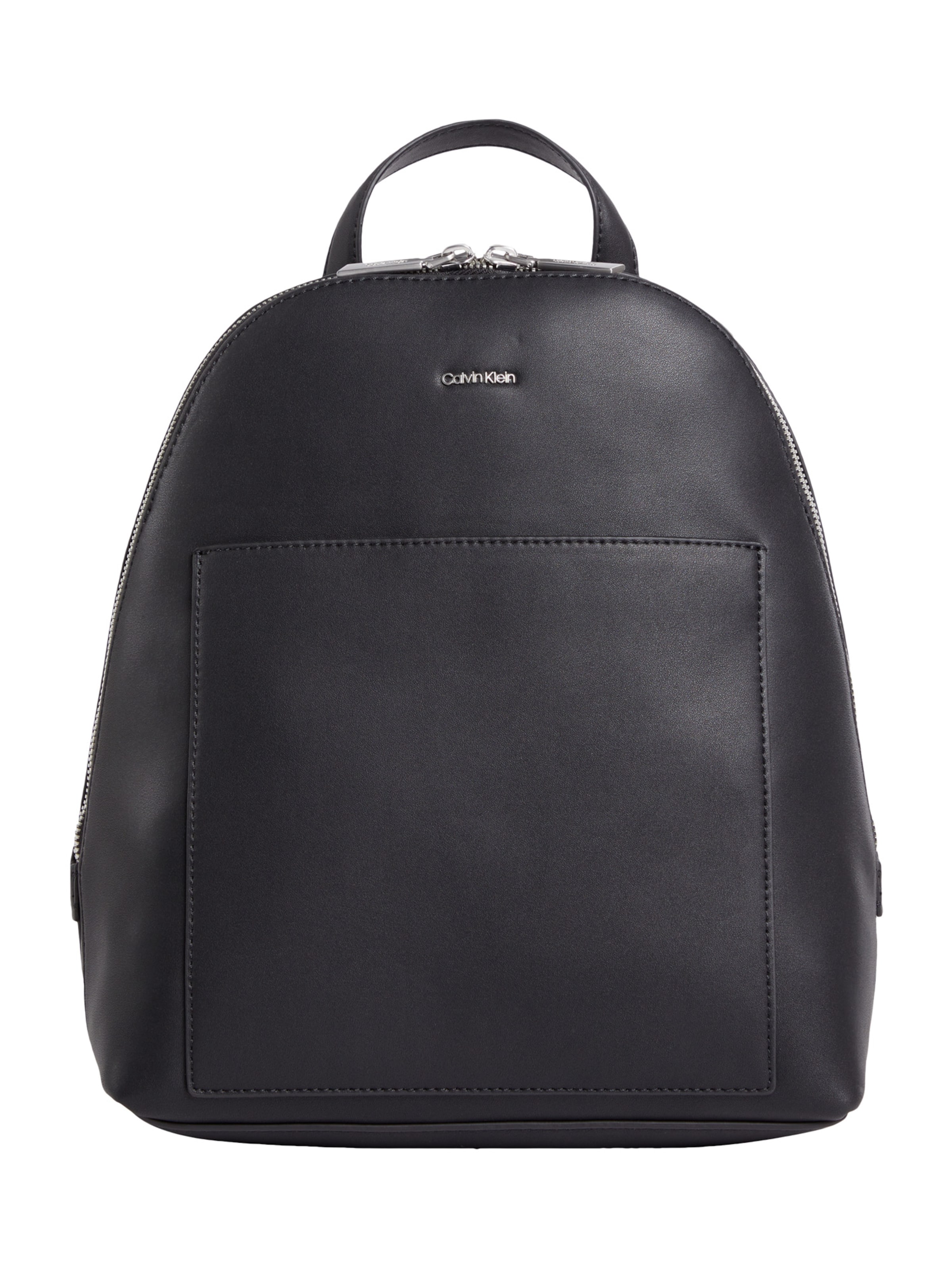 Calvin Klein - Mochila 'Must' en negro: frente