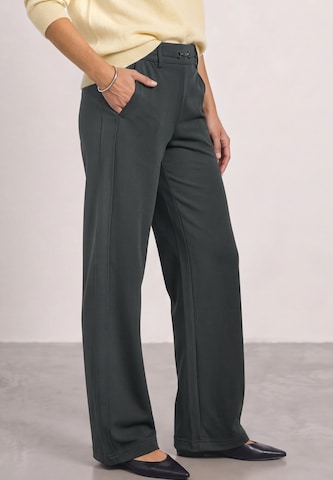 STREET ONE Regular Pants 'Amalia' in Green: front