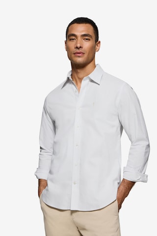 Polo Club Button Up Shirt in Grey: front