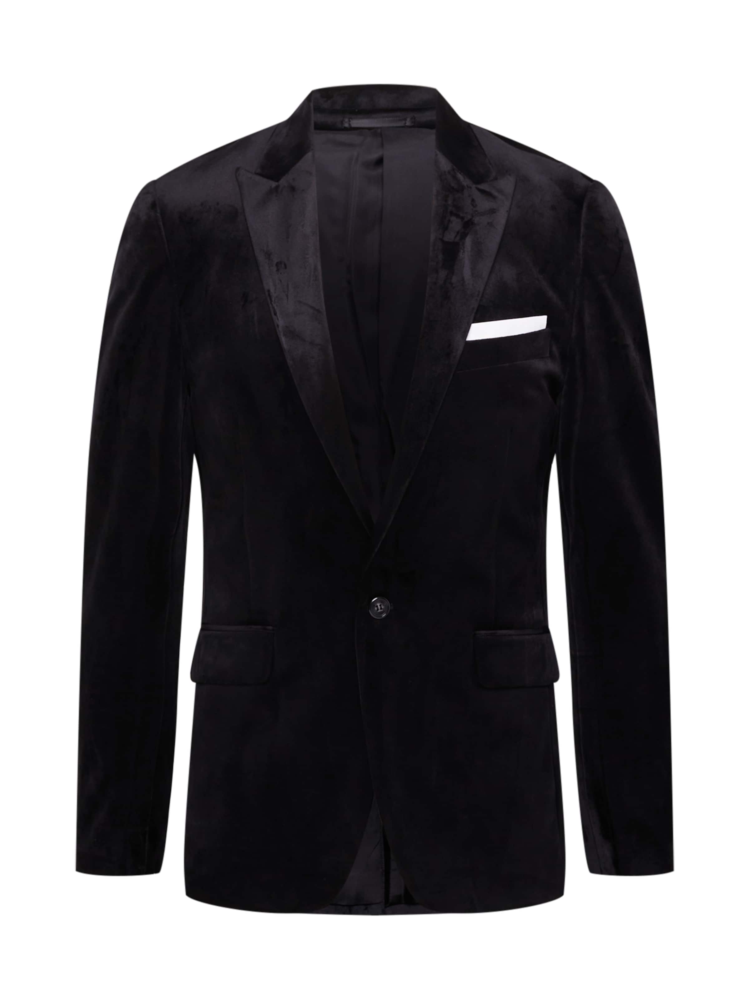 Regular fit Sacou de la Lindbergh pe negru: față