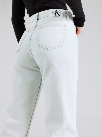 Calvin Klein Jeans Regular Jeans 'HIGH RISE STRAIGHT' in Blauw