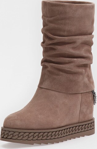 GUESS Boots 'HADAMA' in Brown: front