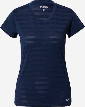 CMP Functioneel shirt in Blauw: voorkant